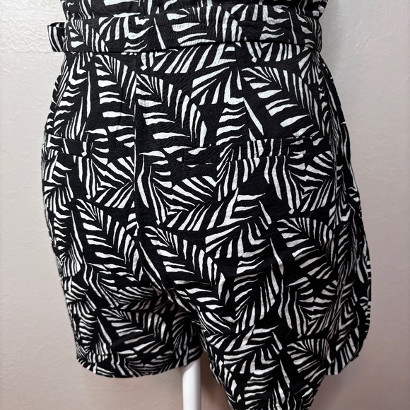 Ann Taylor LOFT Black and White Romper - Picture 7 of 8